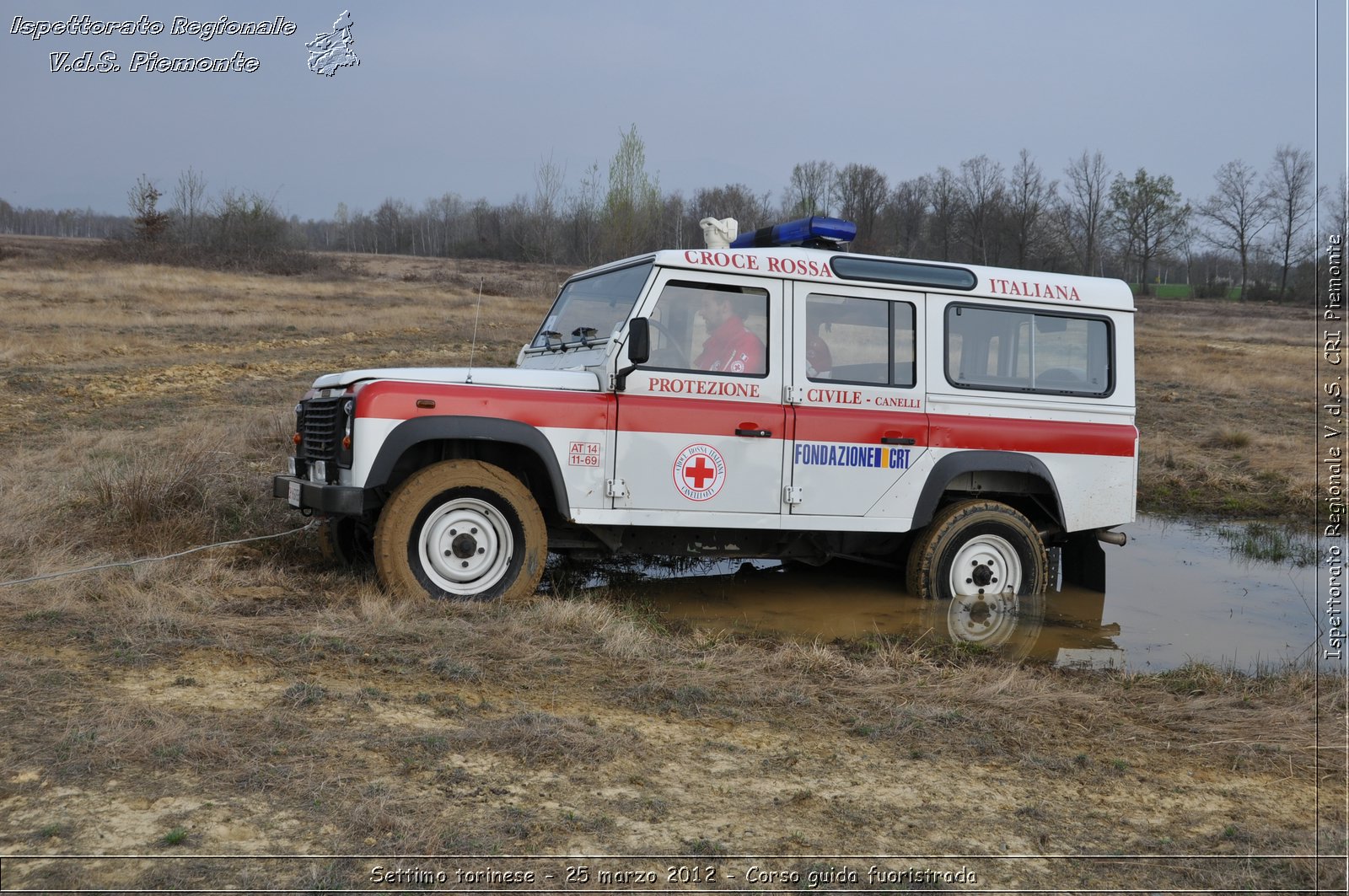 Settimo torinese - 25 marzo 2012 - Corso guida fuoristrada - Croce Rossa Italiana - Ispettorato Regionale Volontari del Soccorso Piemonte