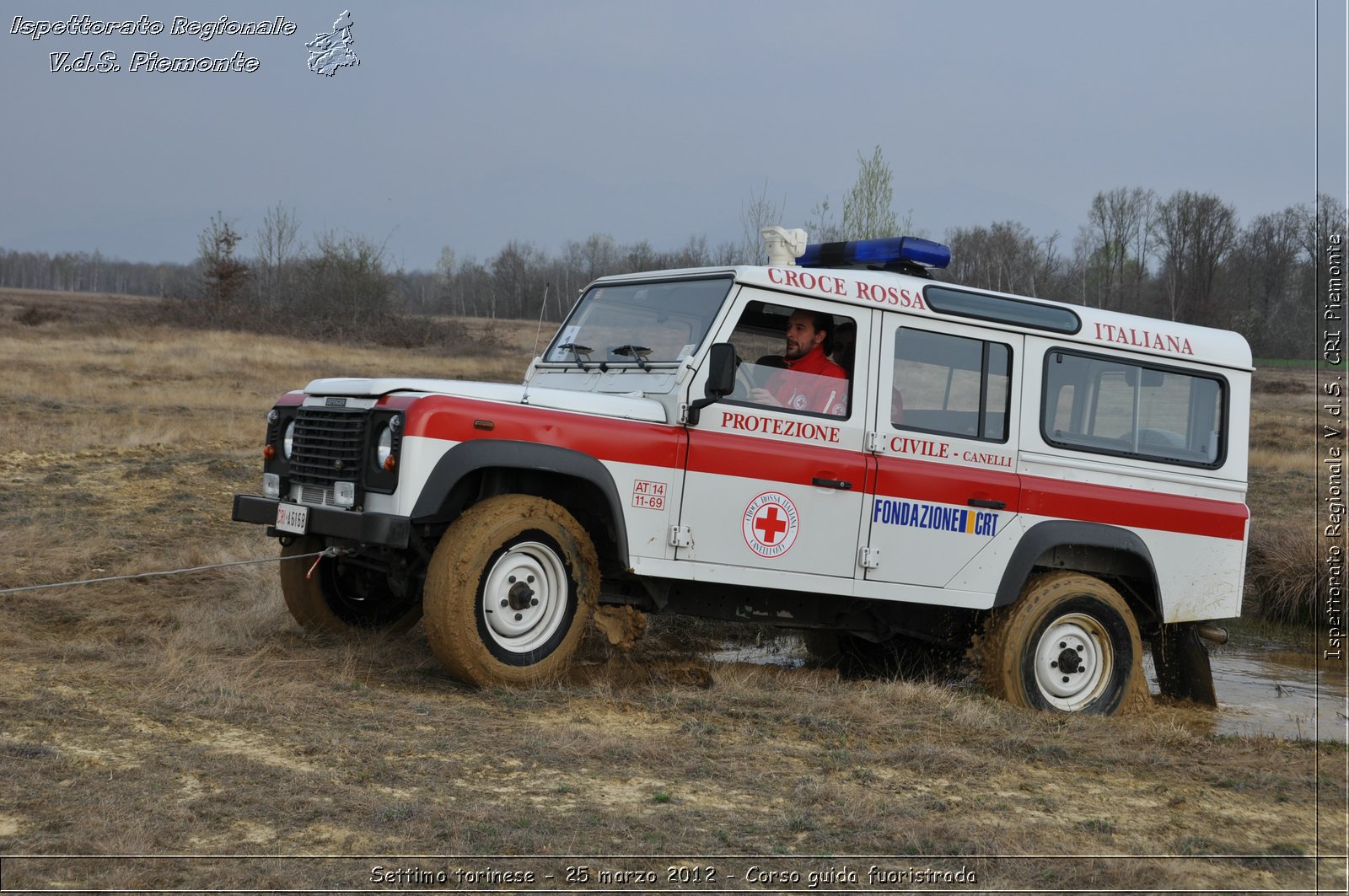 Settimo torinese - 25 marzo 2012 - Corso guida fuoristrada - Croce Rossa Italiana - Ispettorato Regionale Volontari del Soccorso Piemonte