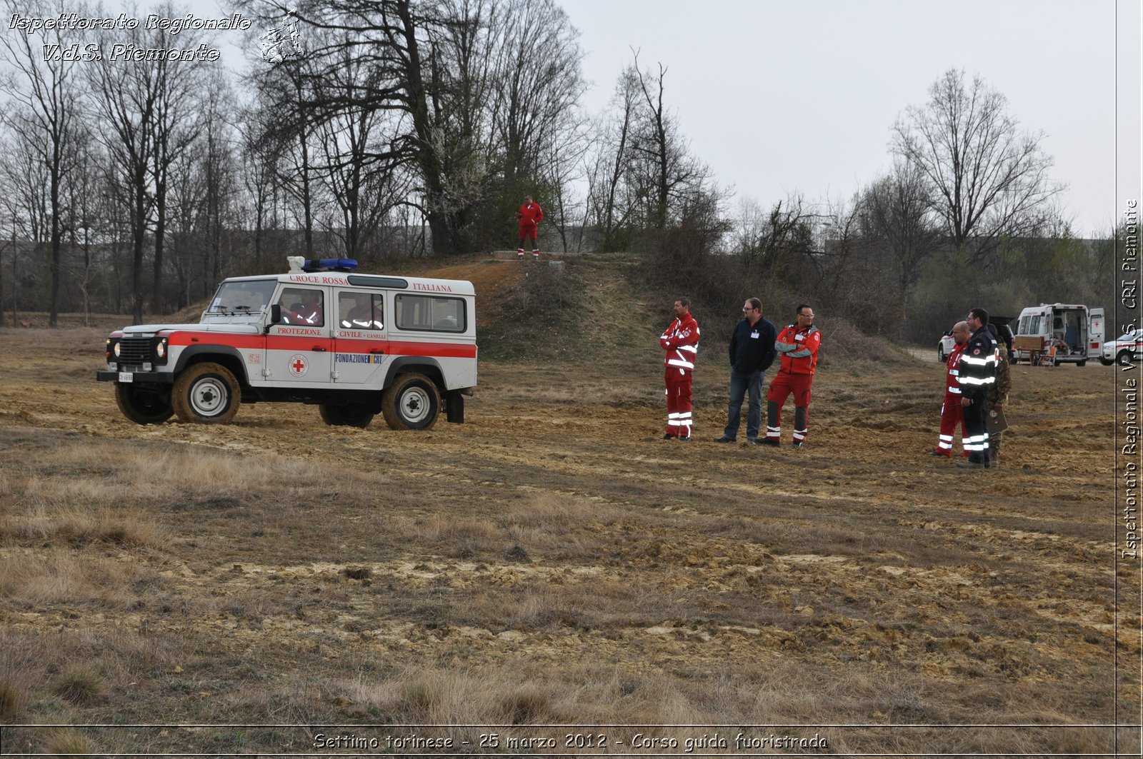 Settimo torinese - 25 marzo 2012 - Corso guida fuoristrada - Croce Rossa Italiana - Ispettorato Regionale Volontari del Soccorso Piemonte