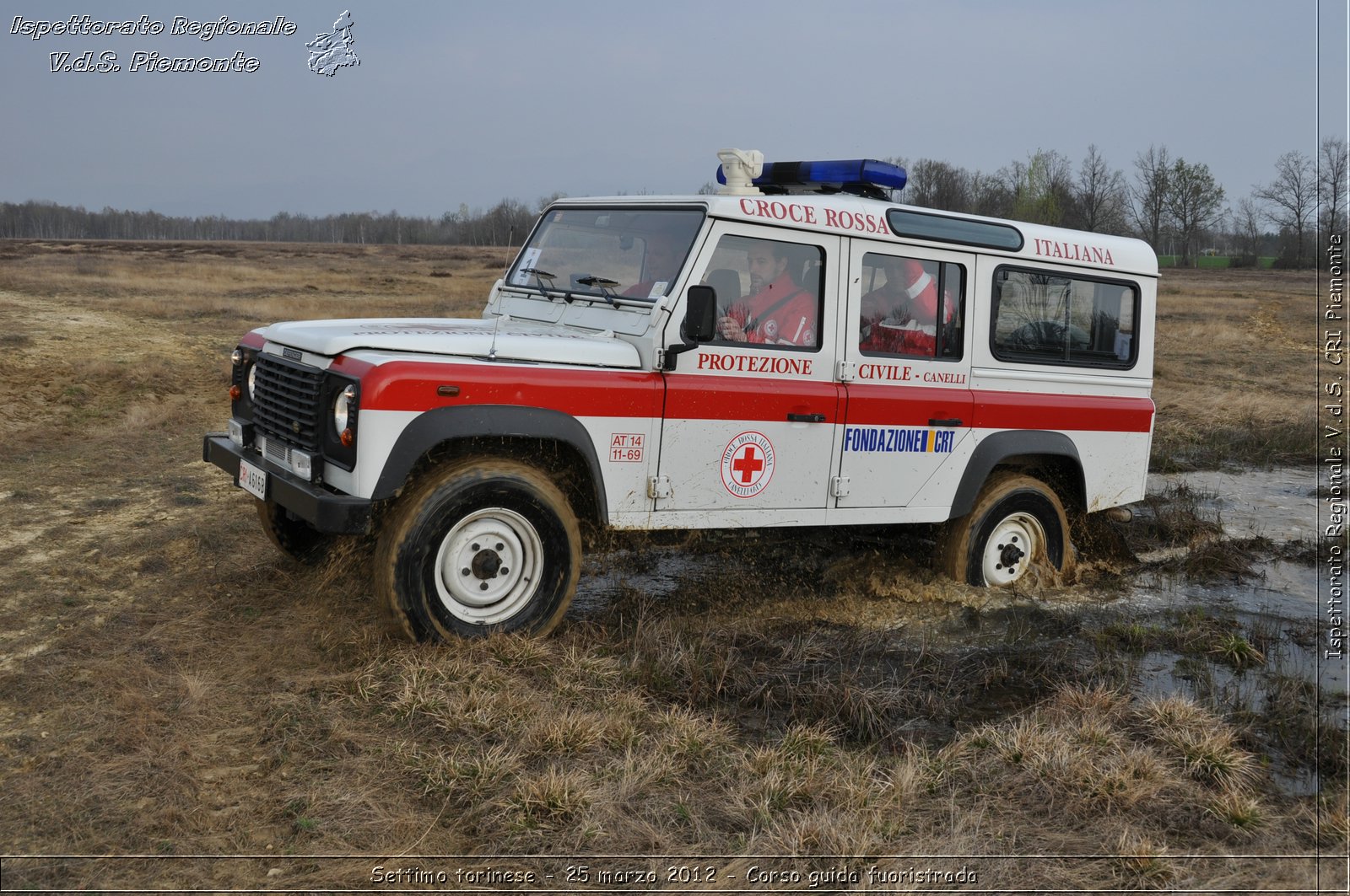 Settimo torinese - 25 marzo 2012 - Corso guida fuoristrada - Croce Rossa Italiana - Ispettorato Regionale Volontari del Soccorso Piemonte