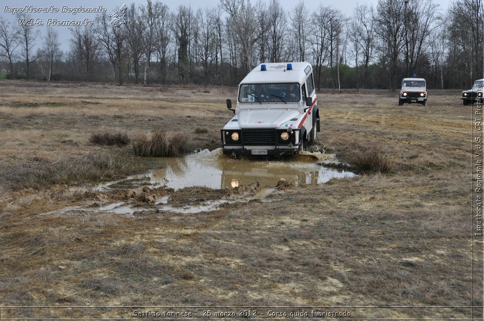 Settimo torinese - 25 marzo 2012 - Corso guida fuoristrada - Croce Rossa Italiana - Ispettorato Regionale Volontari del Soccorso Piemonte