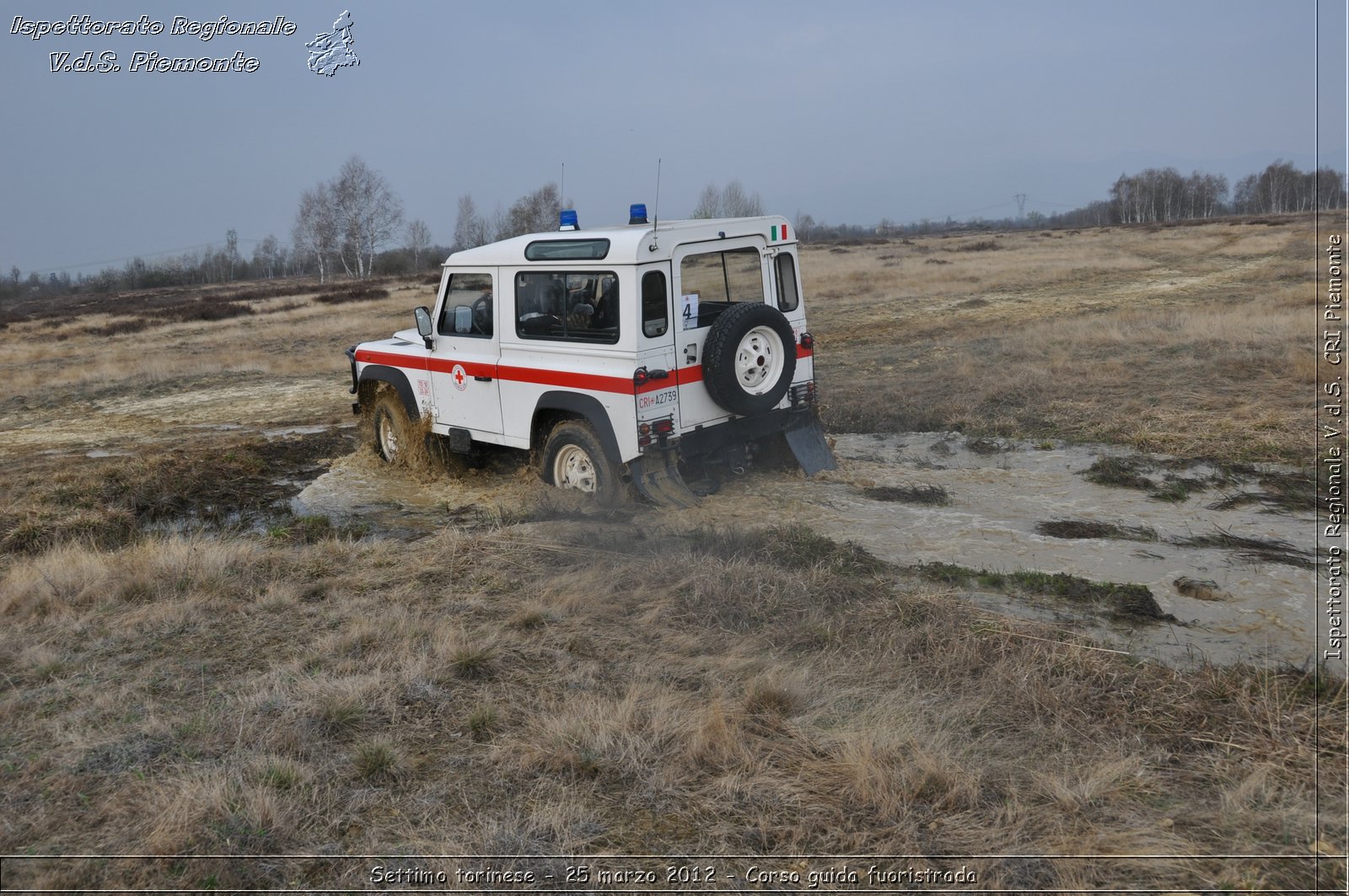 Settimo torinese - 25 marzo 2012 - Corso guida fuoristrada - Croce Rossa Italiana - Ispettorato Regionale Volontari del Soccorso Piemonte