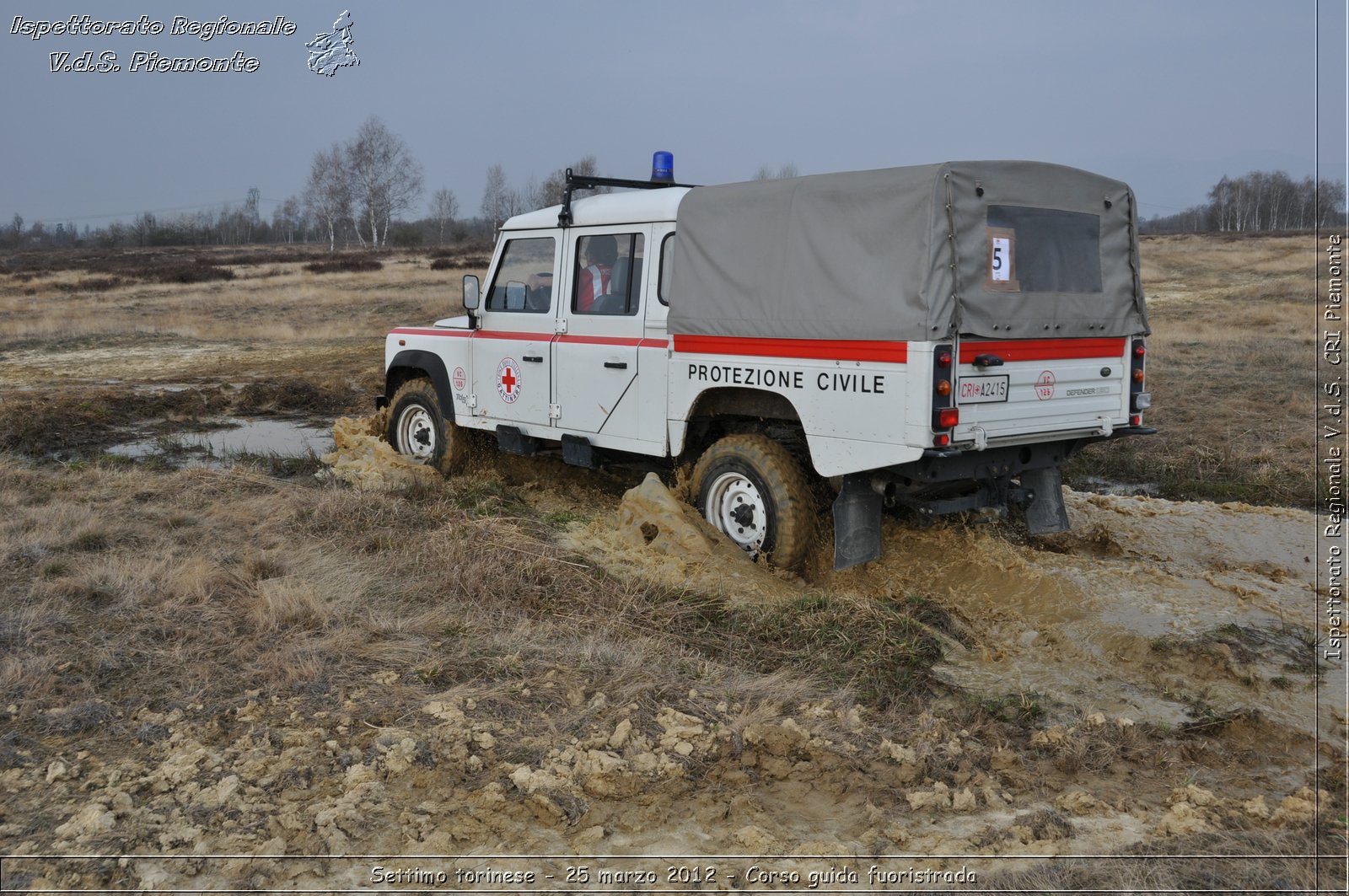 Settimo torinese - 25 marzo 2012 - Corso guida fuoristrada - Croce Rossa Italiana - Ispettorato Regionale Volontari del Soccorso Piemonte