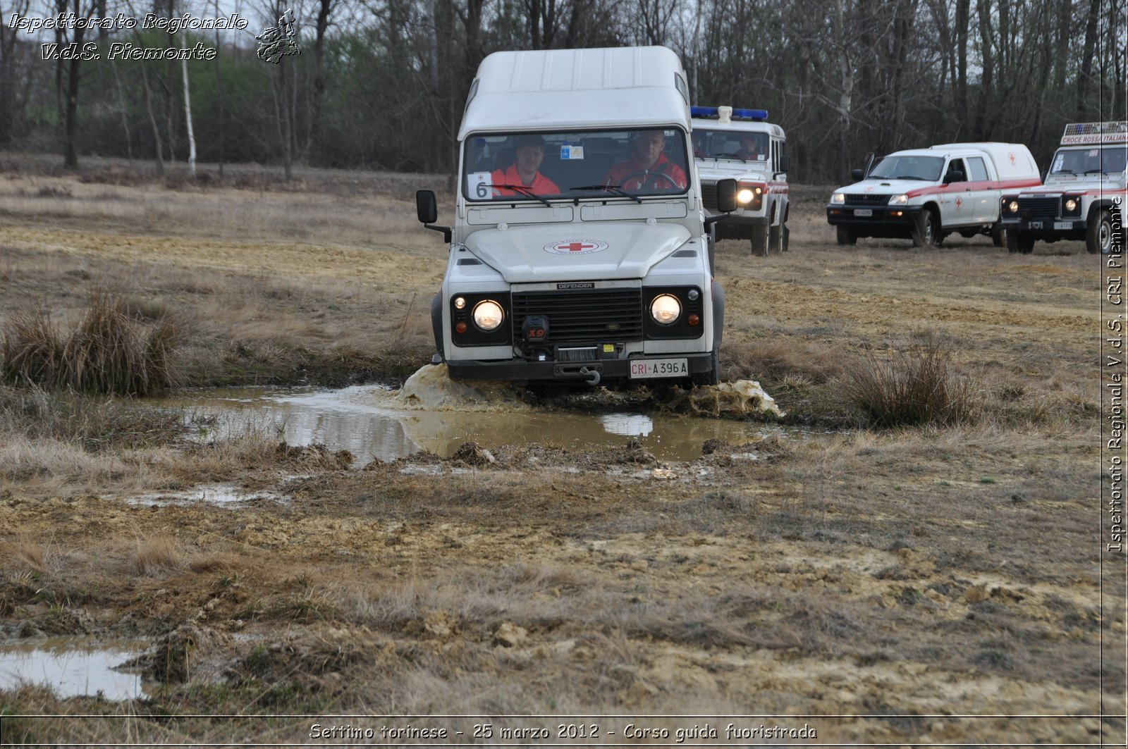 Settimo torinese - 25 marzo 2012 - Corso guida fuoristrada - Croce Rossa Italiana - Ispettorato Regionale Volontari del Soccorso Piemonte