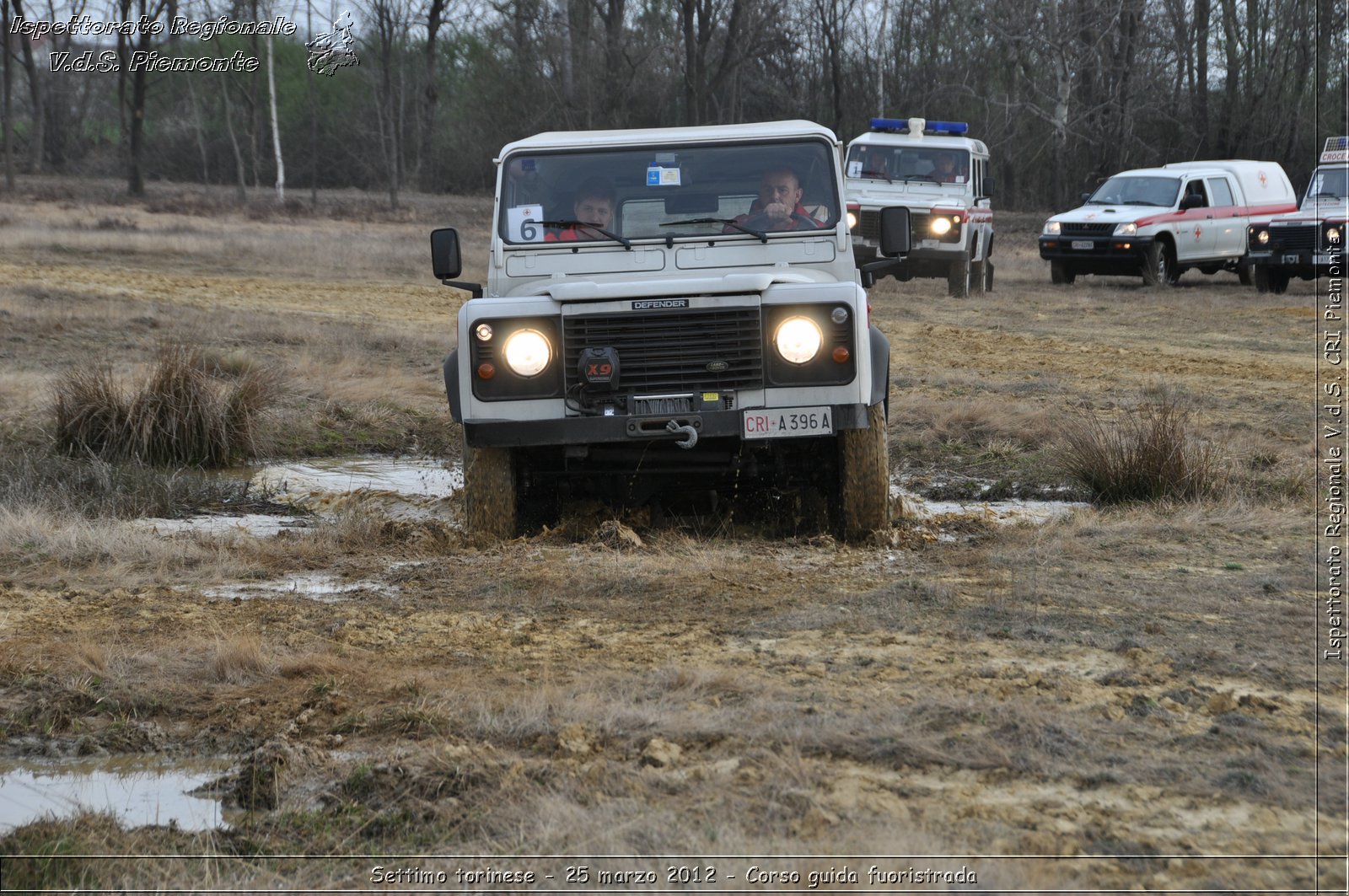 Settimo torinese - 25 marzo 2012 - Corso guida fuoristrada - Croce Rossa Italiana - Ispettorato Regionale Volontari del Soccorso Piemonte