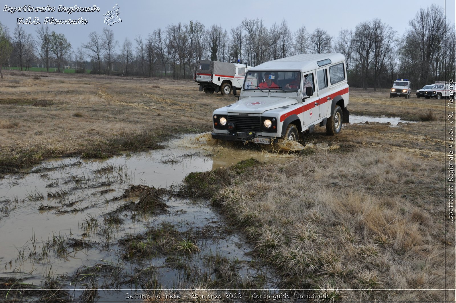 Settimo torinese - 25 marzo 2012 - Corso guida fuoristrada - Croce Rossa Italiana - Ispettorato Regionale Volontari del Soccorso Piemonte