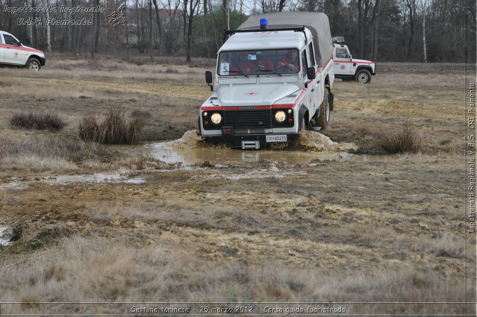 Settimo torinese - 25 marzo 2012 - Corso guida fuoristrada - Croce Rossa Italiana - Ispettorato Regionale Volontari del Soccorso Piemonte