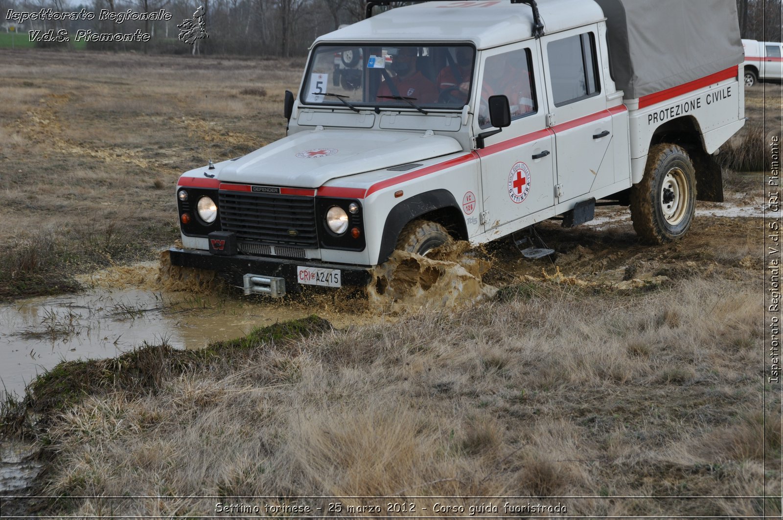 Settimo torinese - 25 marzo 2012 - Corso guida fuoristrada - Croce Rossa Italiana - Ispettorato Regionale Volontari del Soccorso Piemonte