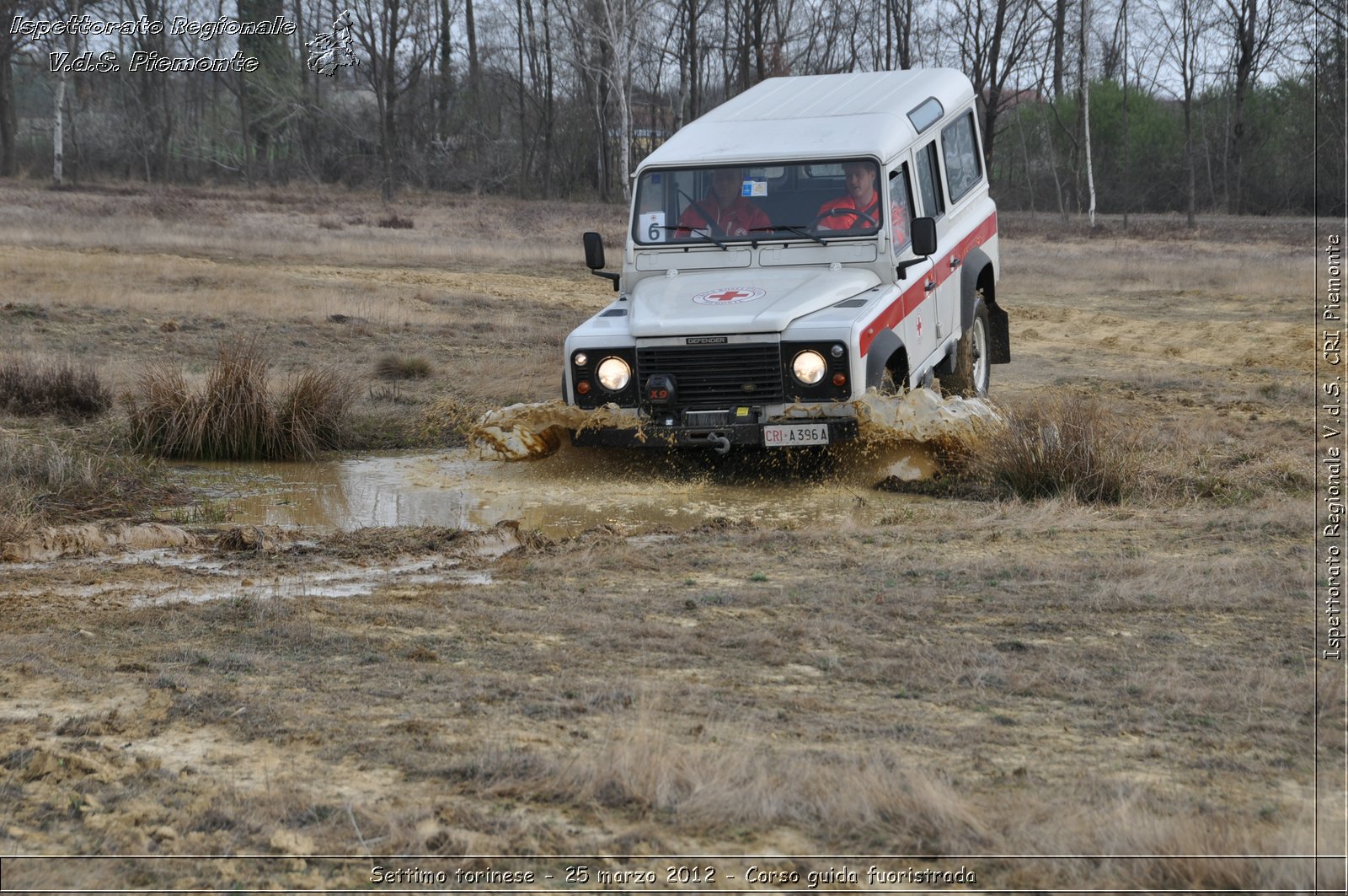 Settimo torinese - 25 marzo 2012 - Corso guida fuoristrada - Croce Rossa Italiana - Ispettorato Regionale Volontari del Soccorso Piemonte