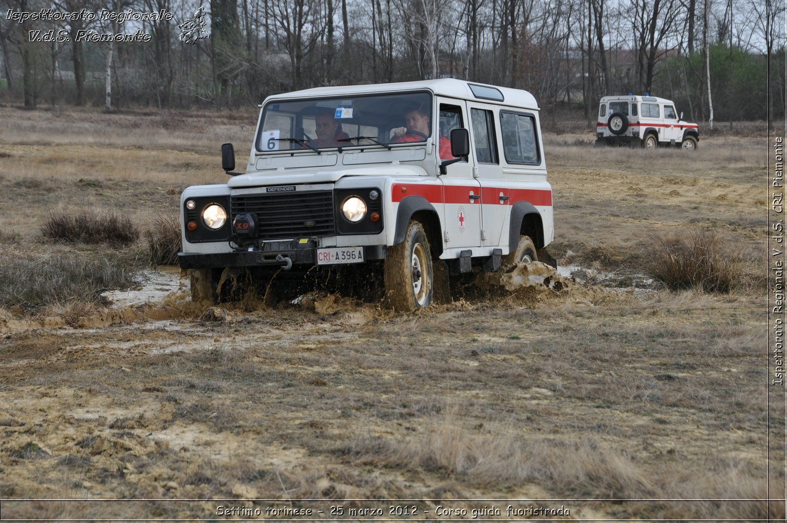 Settimo torinese - 25 marzo 2012 - Corso guida fuoristrada - Croce Rossa Italiana - Ispettorato Regionale Volontari del Soccorso Piemonte