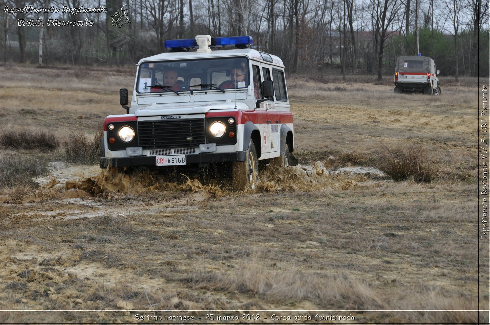 Settimo torinese - 25 marzo 2012 - Corso guida fuoristrada - Croce Rossa Italiana - Ispettorato Regionale Volontari del Soccorso Piemonte