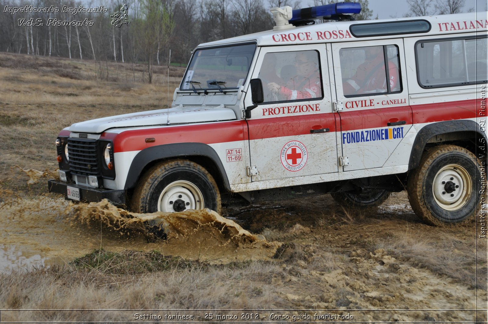 Settimo torinese - 25 marzo 2012 - Corso guida fuoristrada - Croce Rossa Italiana - Ispettorato Regionale Volontari del Soccorso Piemonte