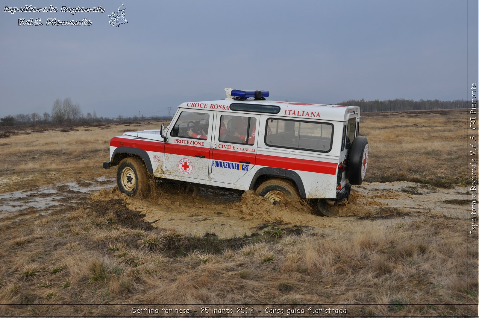 Settimo torinese - 25 marzo 2012 - Corso guida fuoristrada - Croce Rossa Italiana - Ispettorato Regionale Volontari del Soccorso Piemonte