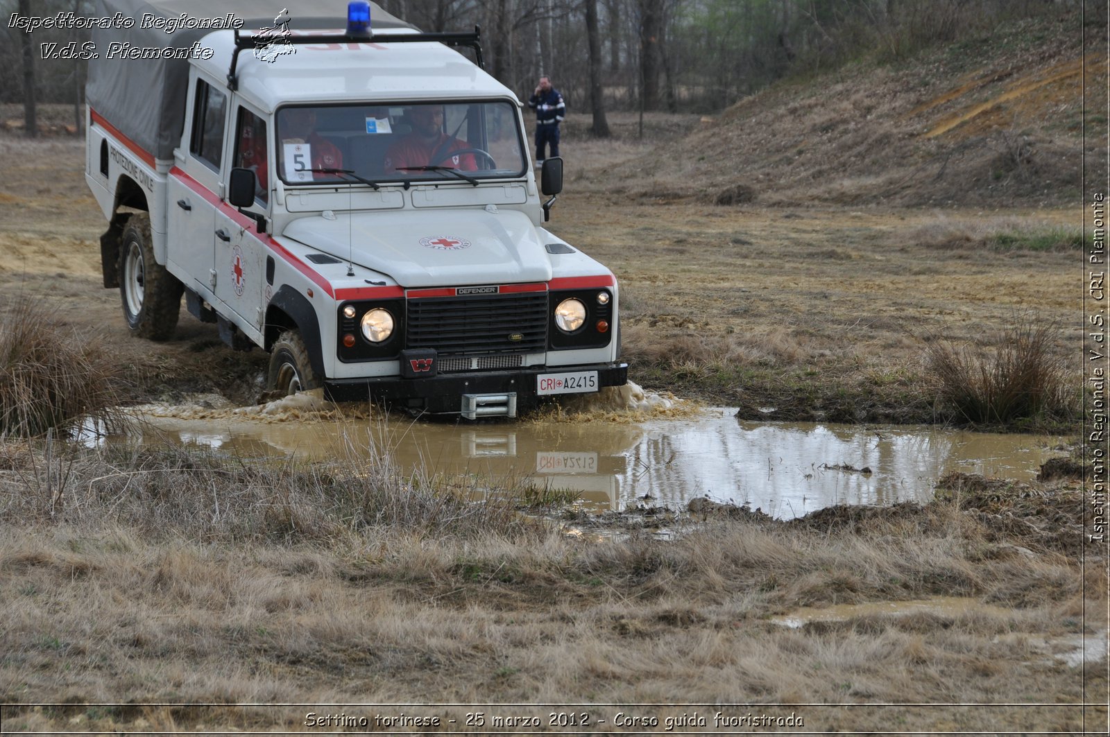 Settimo torinese - 25 marzo 2012 - Corso guida fuoristrada - Croce Rossa Italiana - Ispettorato Regionale Volontari del Soccorso Piemonte