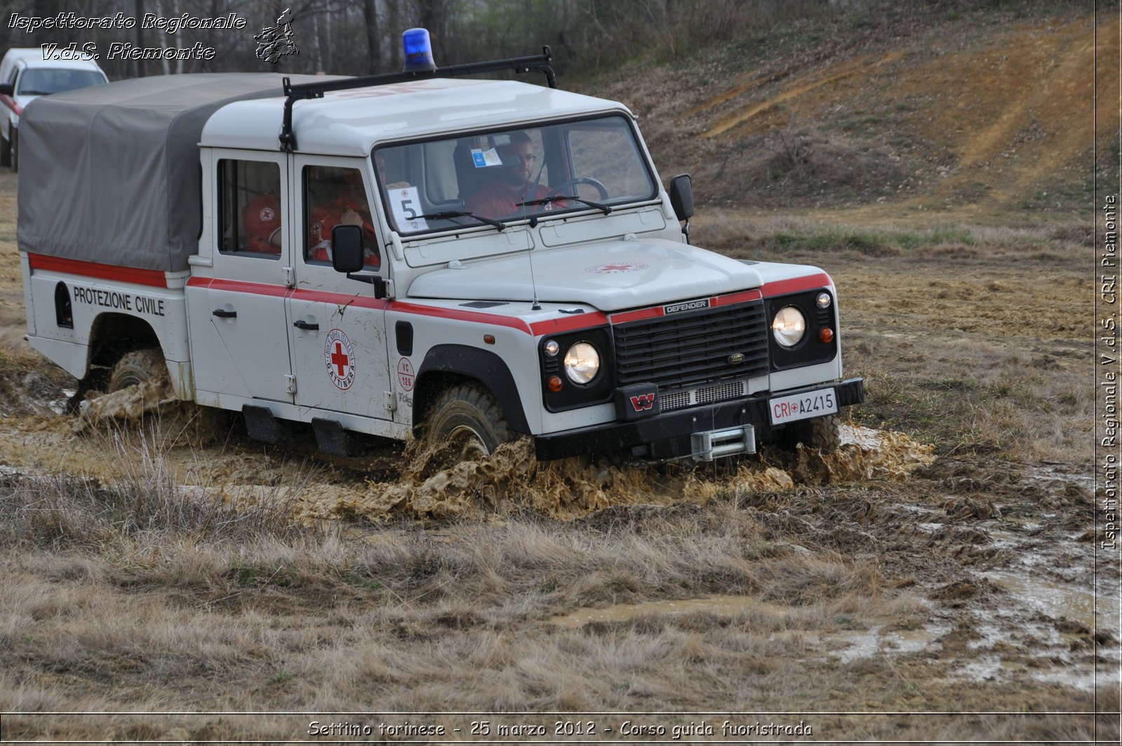 Settimo torinese - 25 marzo 2012 - Corso guida fuoristrada - Croce Rossa Italiana - Ispettorato Regionale Volontari del Soccorso Piemonte