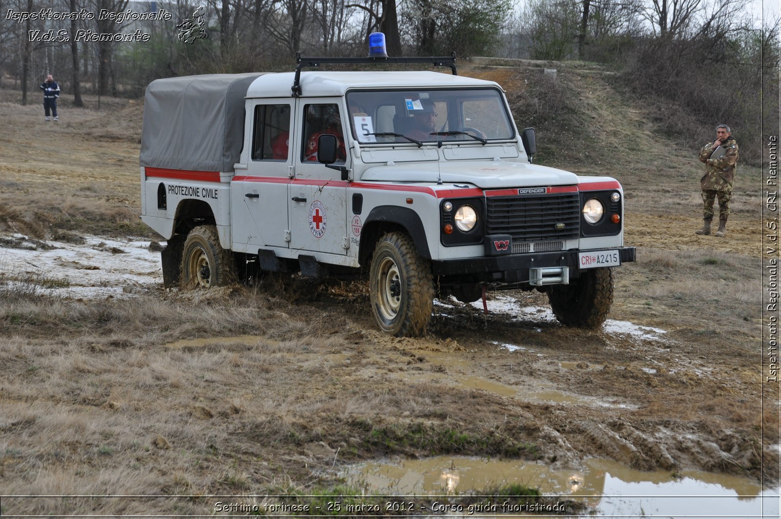 Settimo torinese - 25 marzo 2012 - Corso guida fuoristrada - Croce Rossa Italiana - Ispettorato Regionale Volontari del Soccorso Piemonte