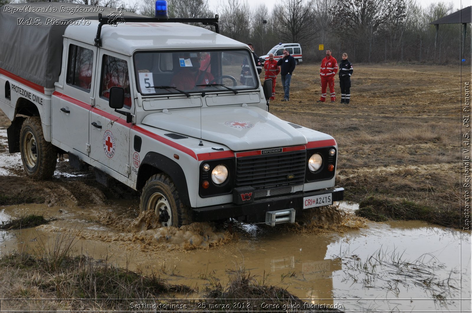 Settimo torinese - 25 marzo 2012 - Corso guida fuoristrada - Croce Rossa Italiana - Ispettorato Regionale Volontari del Soccorso Piemonte