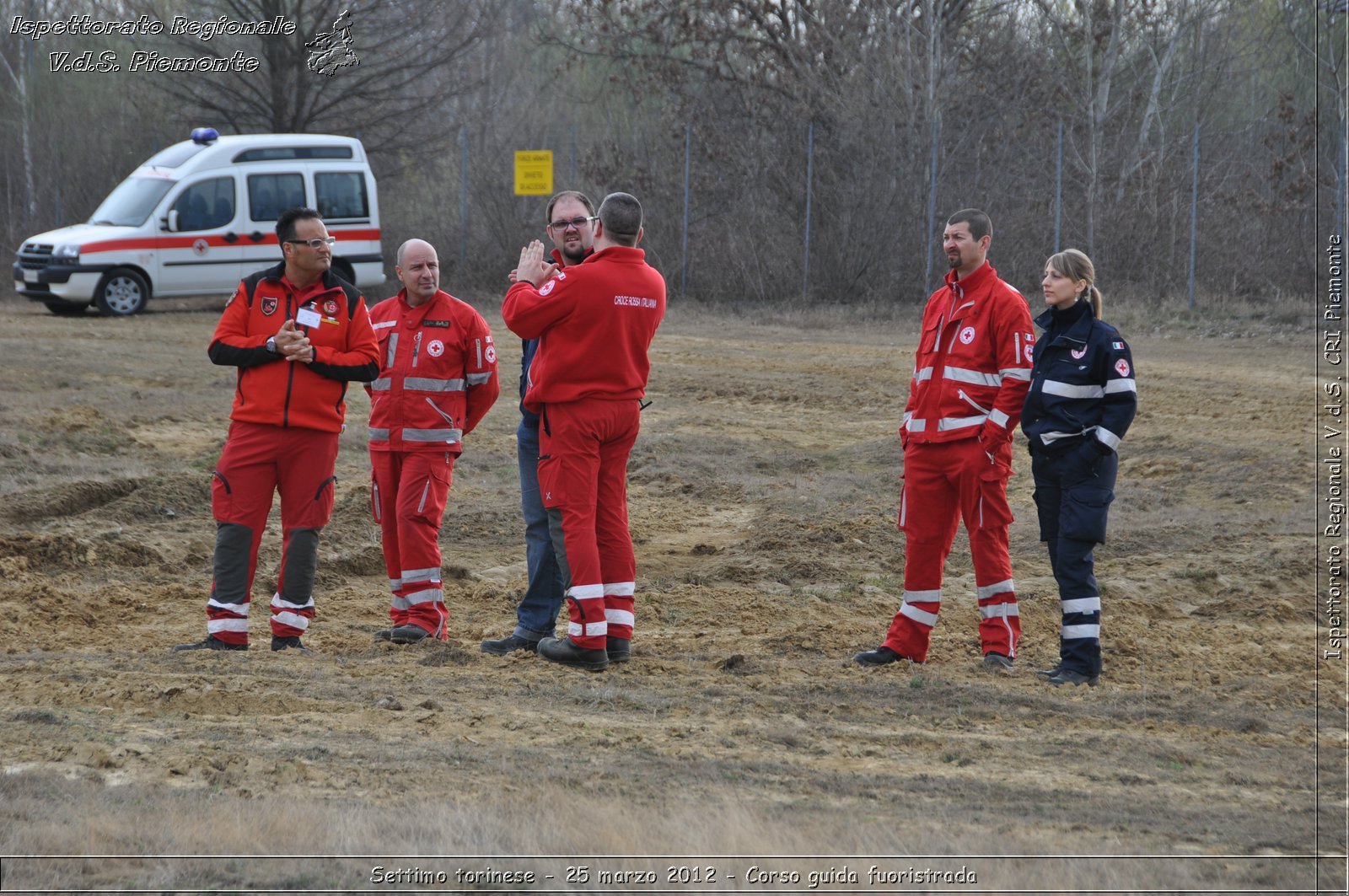 Settimo torinese - 25 marzo 2012 - Corso guida fuoristrada - Croce Rossa Italiana - Ispettorato Regionale Volontari del Soccorso Piemonte