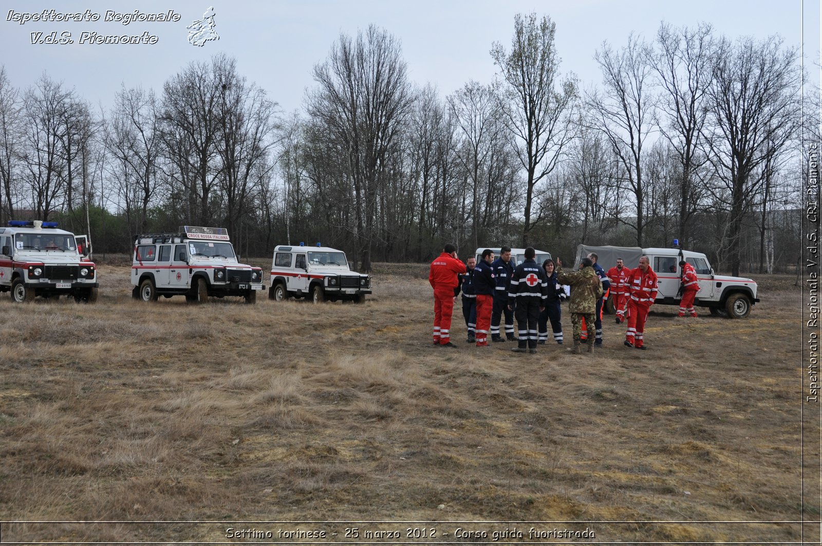 Settimo torinese - 25 marzo 2012 - Corso guida fuoristrada - Croce Rossa Italiana - Ispettorato Regionale Volontari del Soccorso Piemonte