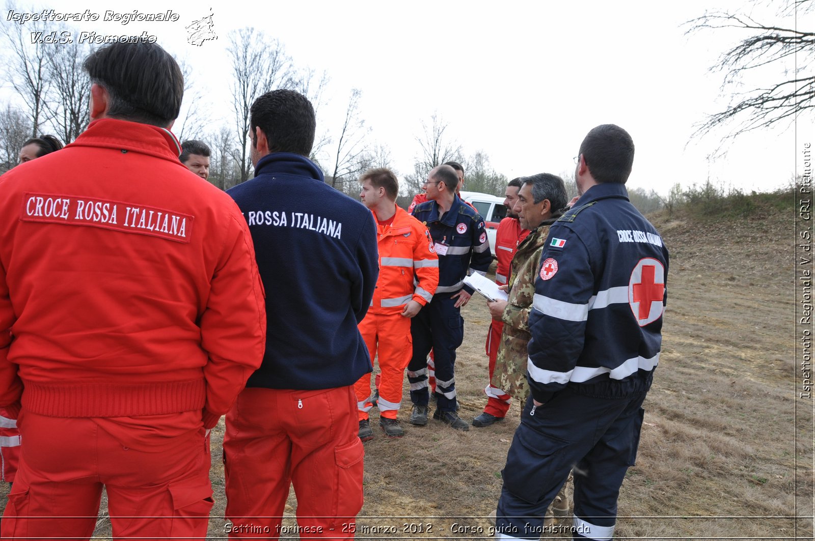 Settimo torinese - 25 marzo 2012 - Corso guida fuoristrada - Croce Rossa Italiana - Ispettorato Regionale Volontari del Soccorso Piemonte