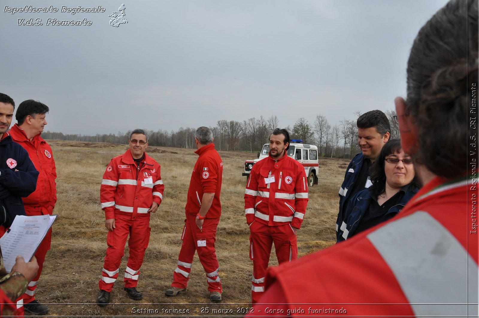 Settimo torinese - 25 marzo 2012 - Corso guida fuoristrada - Croce Rossa Italiana - Ispettorato Regionale Volontari del Soccorso Piemonte