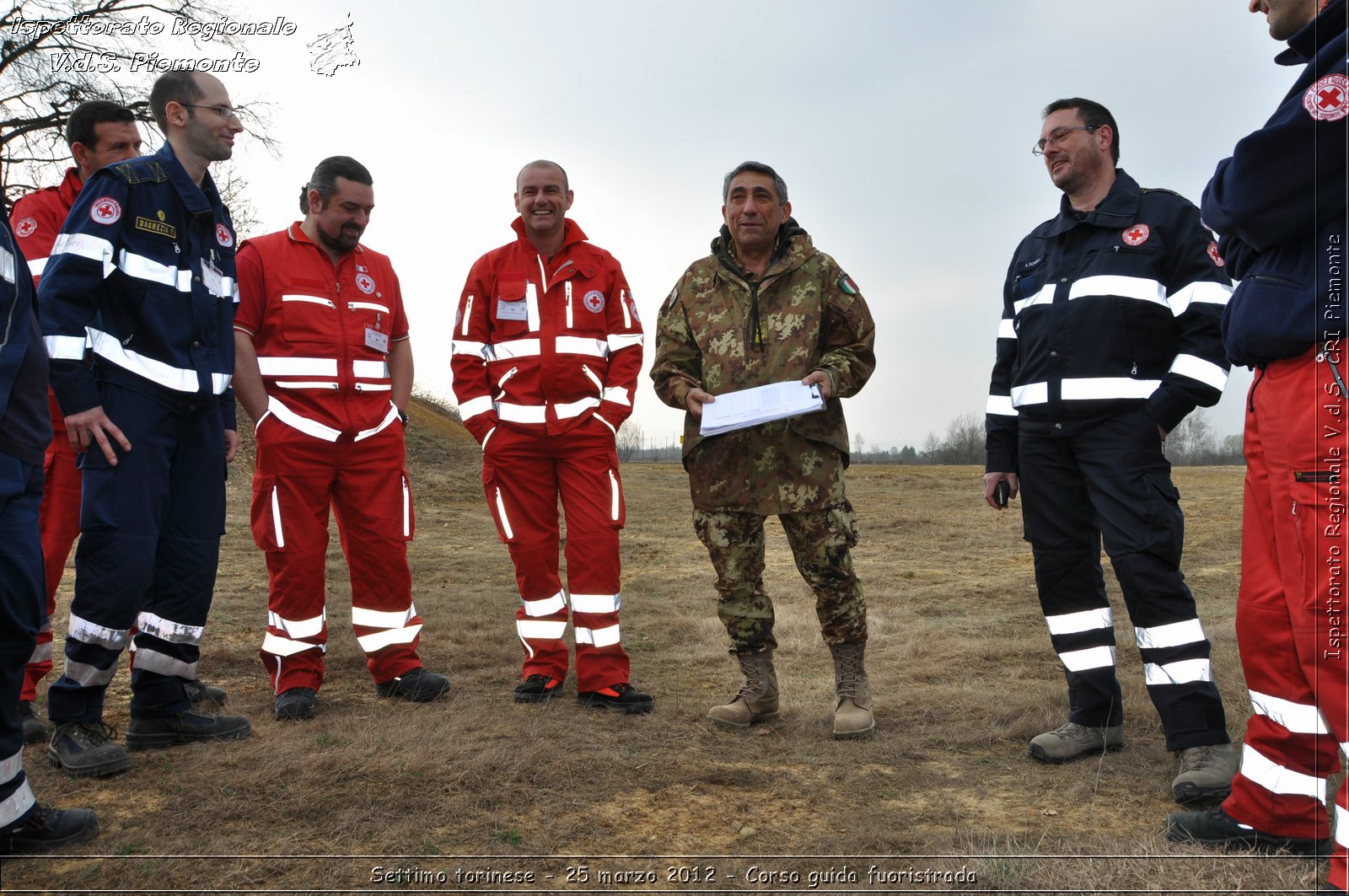 Settimo torinese - 25 marzo 2012 - Corso guida fuoristrada - Croce Rossa Italiana - Ispettorato Regionale Volontari del Soccorso Piemonte