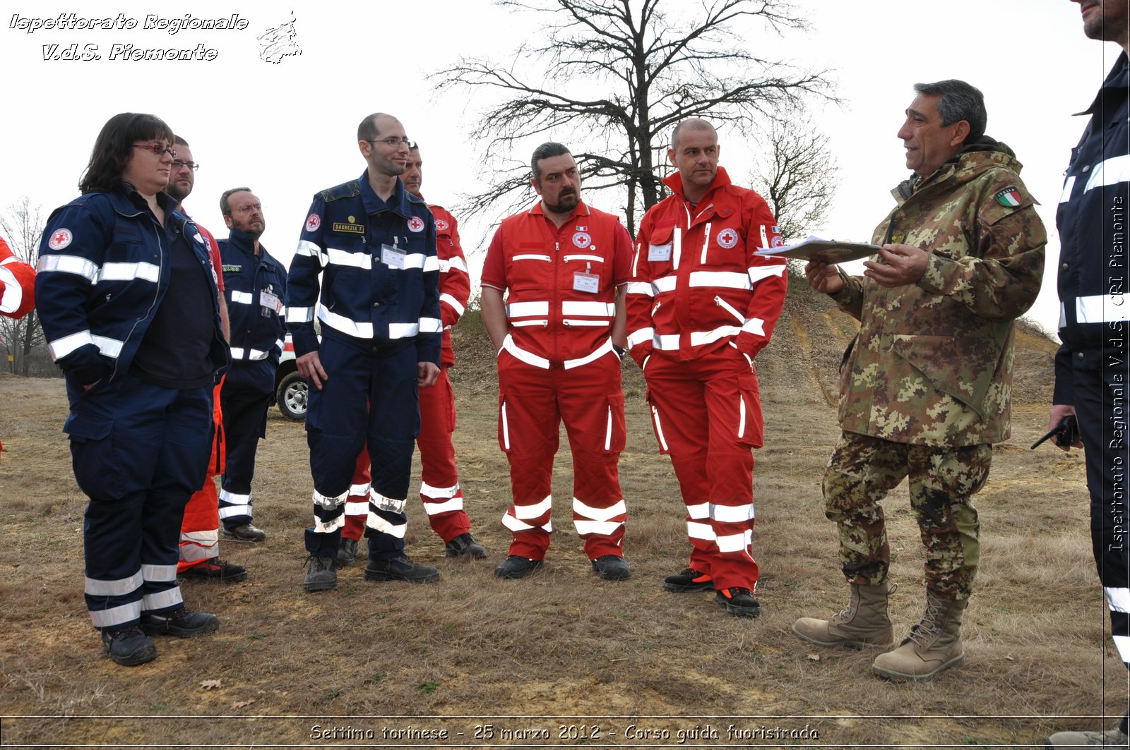 Settimo torinese - 25 marzo 2012 - Corso guida fuoristrada - Croce Rossa Italiana - Ispettorato Regionale Volontari del Soccorso Piemonte