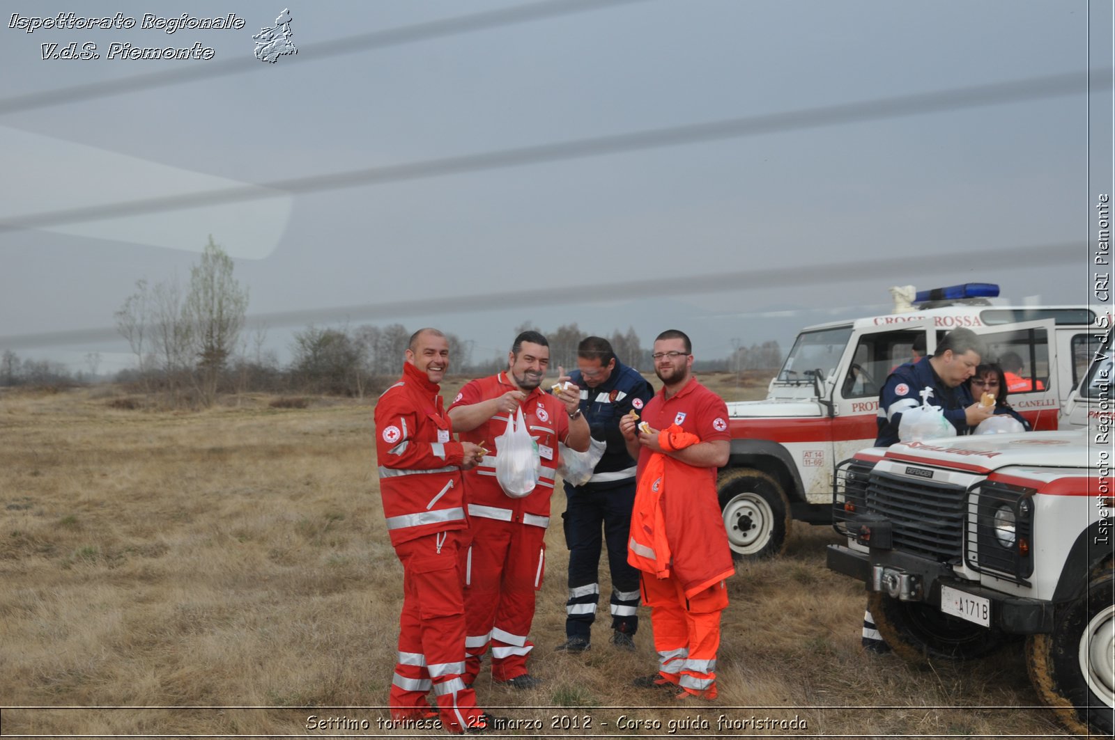 Settimo torinese - 25 marzo 2012 - Corso guida fuoristrada - Croce Rossa Italiana - Ispettorato Regionale Volontari del Soccorso Piemonte