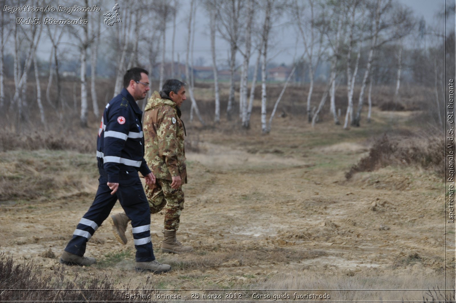 Settimo torinese - 25 marzo 2012 - Corso guida fuoristrada - Croce Rossa Italiana - Ispettorato Regionale Volontari del Soccorso Piemonte