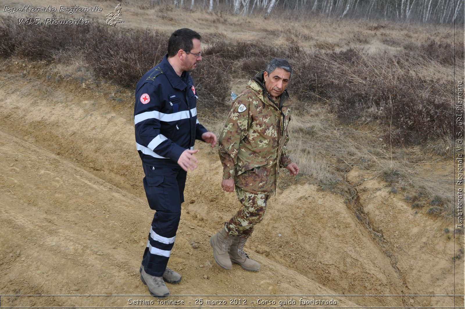 Settimo torinese - 25 marzo 2012 - Corso guida fuoristrada - Croce Rossa Italiana - Ispettorato Regionale Volontari del Soccorso Piemonte