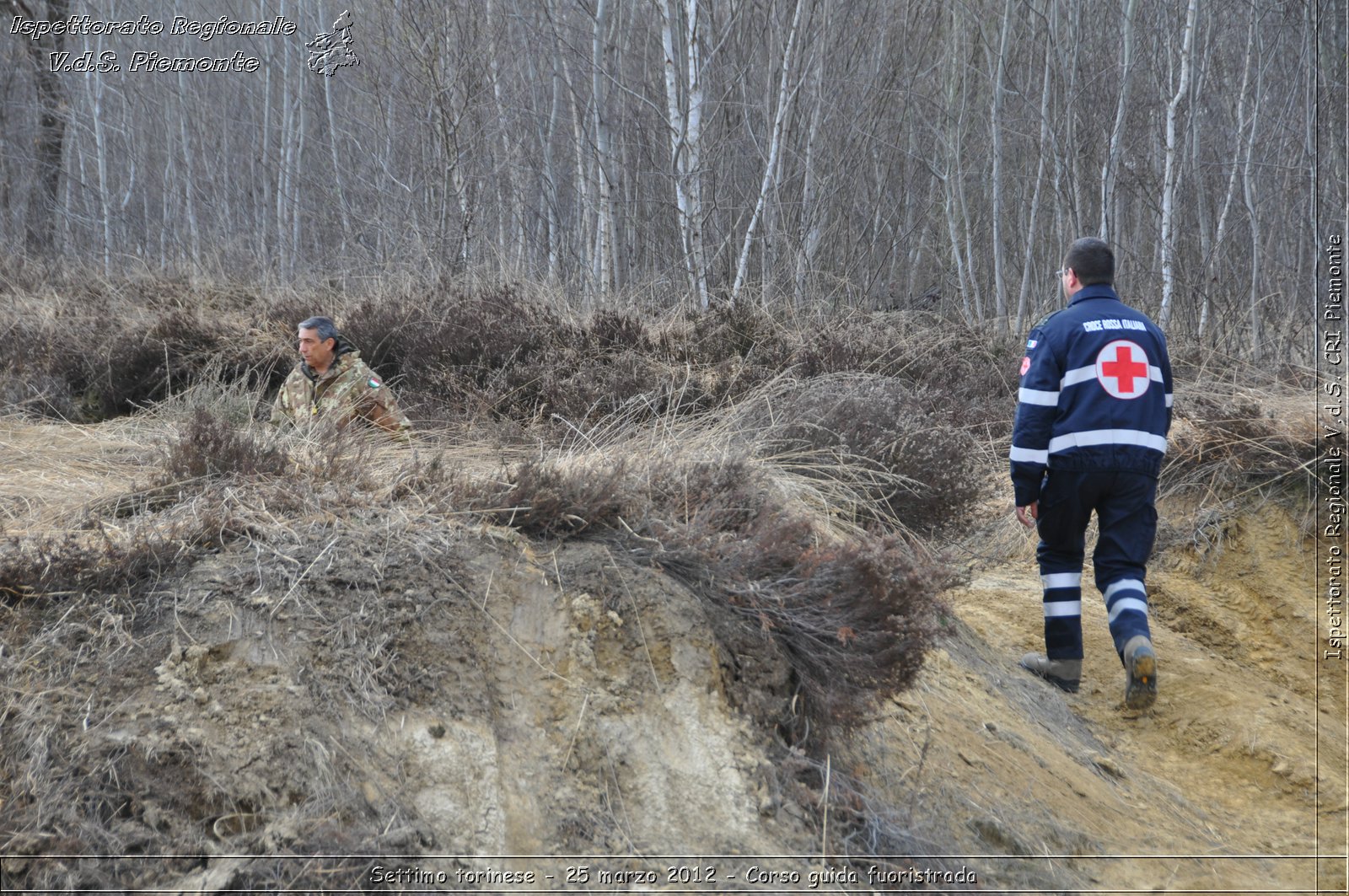 Settimo torinese - 25 marzo 2012 - Corso guida fuoristrada - Croce Rossa Italiana - Ispettorato Regionale Volontari del Soccorso Piemonte