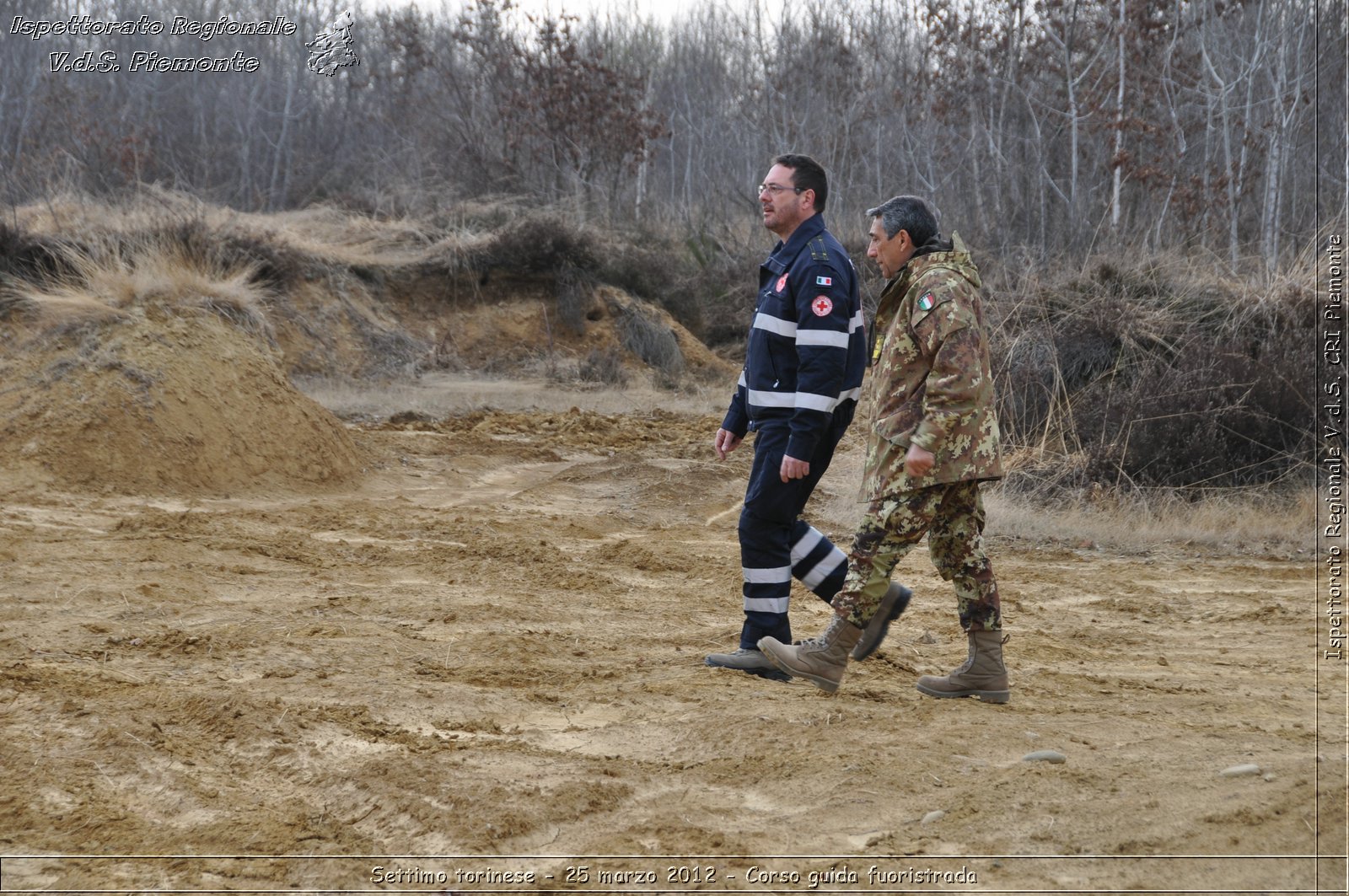 Settimo torinese - 25 marzo 2012 - Corso guida fuoristrada - Croce Rossa Italiana - Ispettorato Regionale Volontari del Soccorso Piemonte