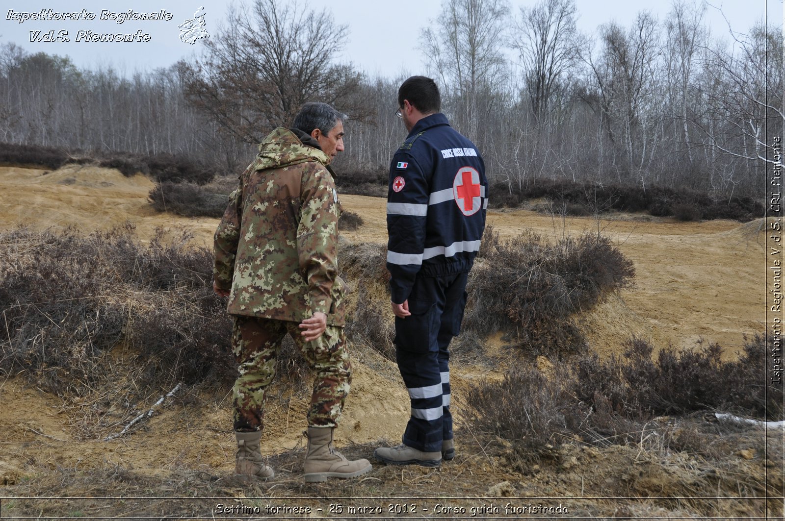 Settimo torinese - 25 marzo 2012 - Corso guida fuoristrada - Croce Rossa Italiana - Ispettorato Regionale Volontari del Soccorso Piemonte