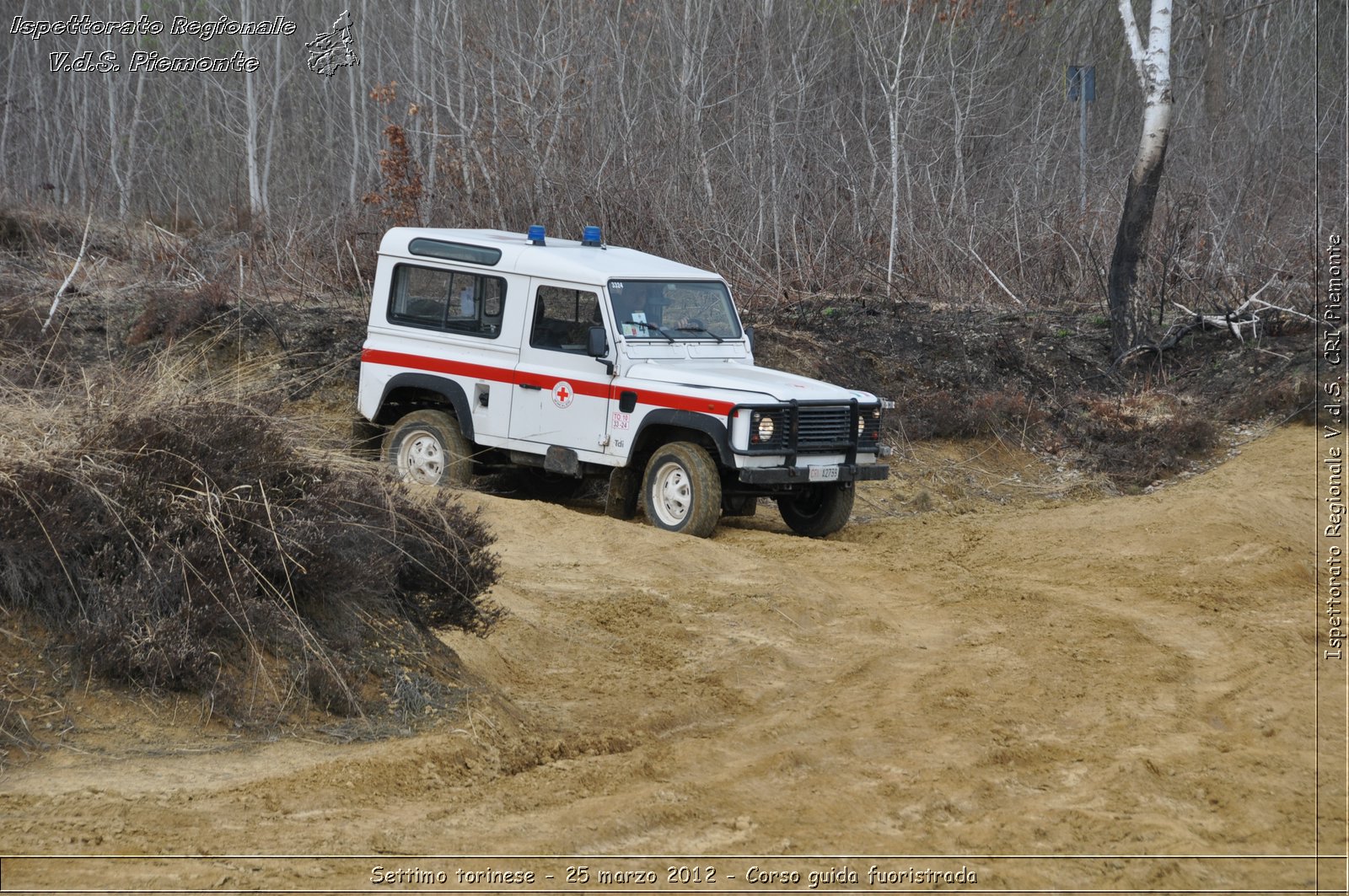 Settimo torinese - 25 marzo 2012 - Corso guida fuoristrada - Croce Rossa Italiana - Ispettorato Regionale Volontari del Soccorso Piemonte