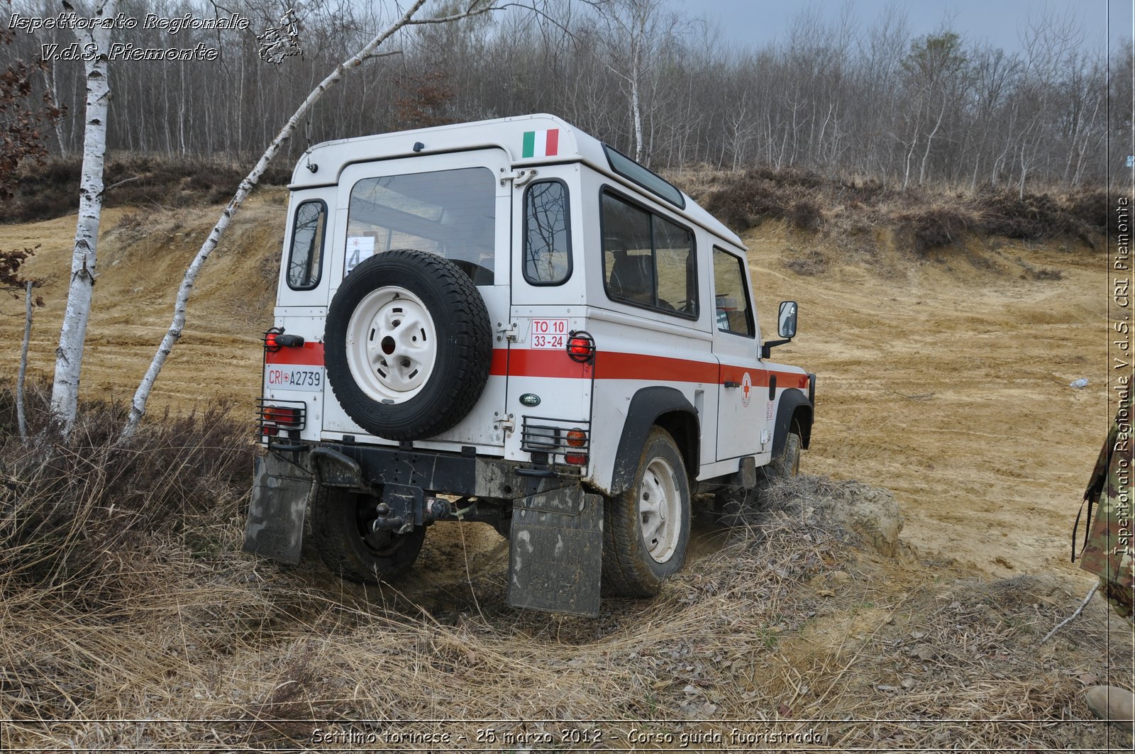 Settimo torinese - 25 marzo 2012 - Corso guida fuoristrada - Croce Rossa Italiana - Ispettorato Regionale Volontari del Soccorso Piemonte