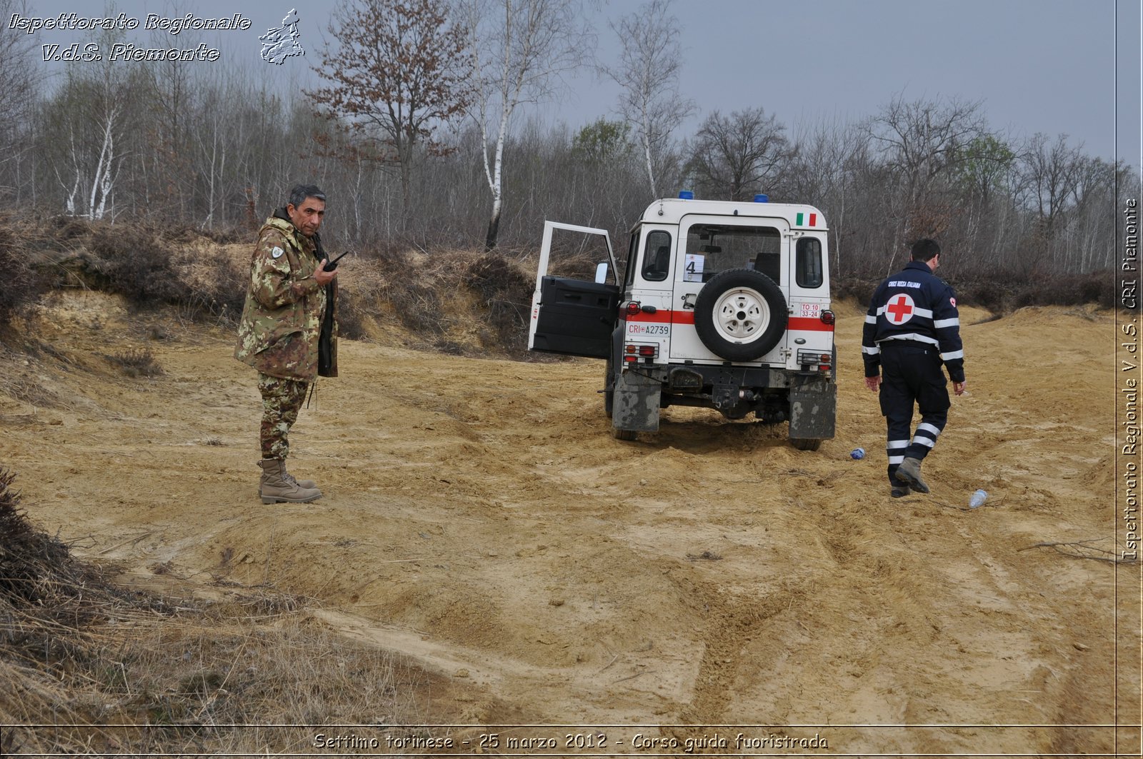 Settimo torinese - 25 marzo 2012 - Corso guida fuoristrada - Croce Rossa Italiana - Ispettorato Regionale Volontari del Soccorso Piemonte