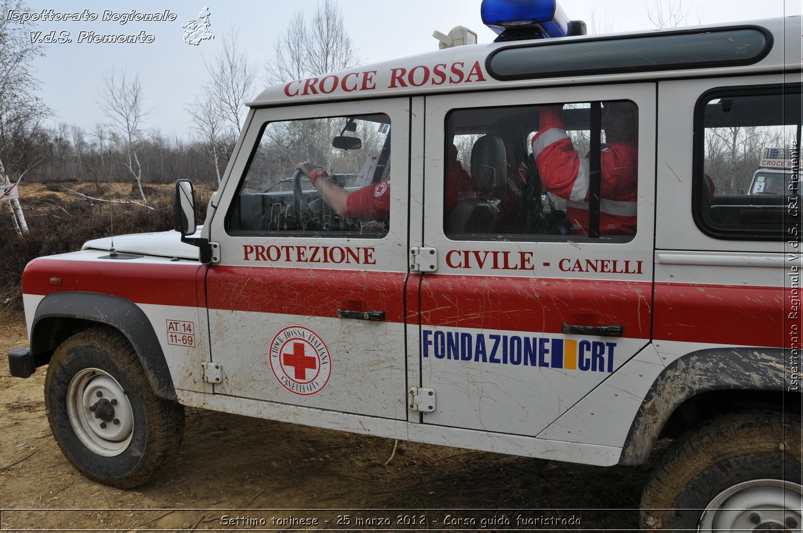 Settimo torinese - 25 marzo 2012 - Corso guida fuoristrada - Croce Rossa Italiana - Ispettorato Regionale Volontari del Soccorso Piemonte