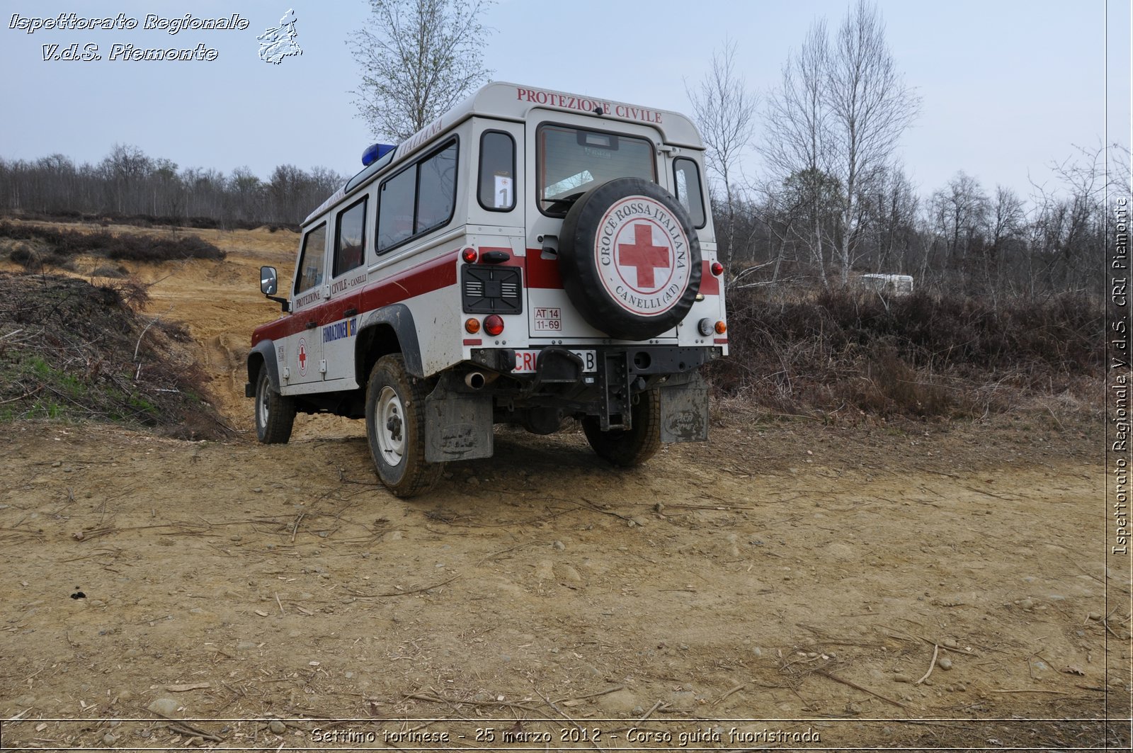 Settimo torinese - 25 marzo 2012 - Corso guida fuoristrada - Croce Rossa Italiana - Ispettorato Regionale Volontari del Soccorso Piemonte