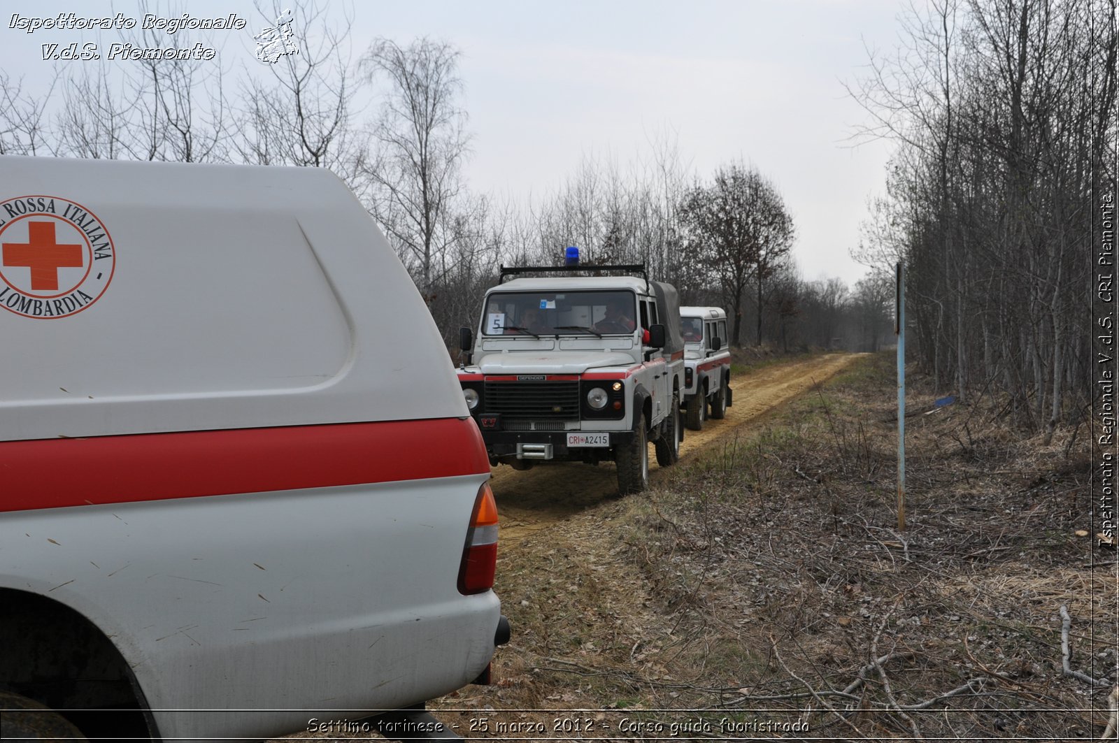 Settimo torinese - 25 marzo 2012 - Corso guida fuoristrada - Croce Rossa Italiana - Ispettorato Regionale Volontari del Soccorso Piemonte