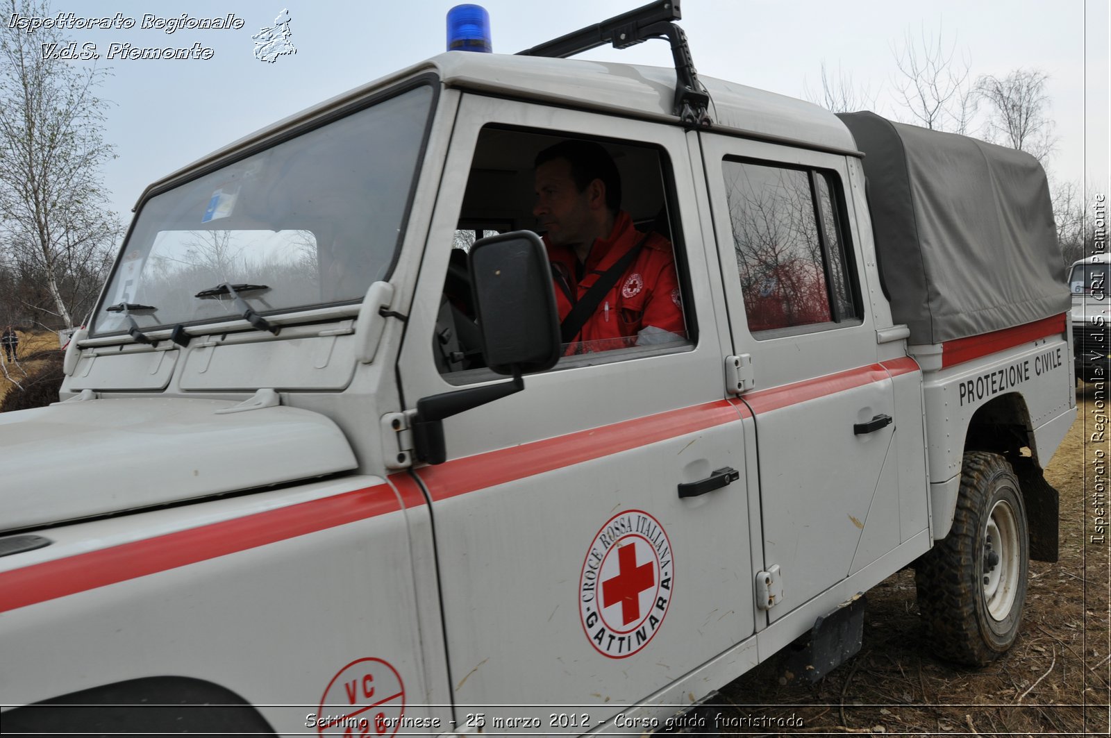 Settimo torinese - 25 marzo 2012 - Corso guida fuoristrada - Croce Rossa Italiana - Ispettorato Regionale Volontari del Soccorso Piemonte