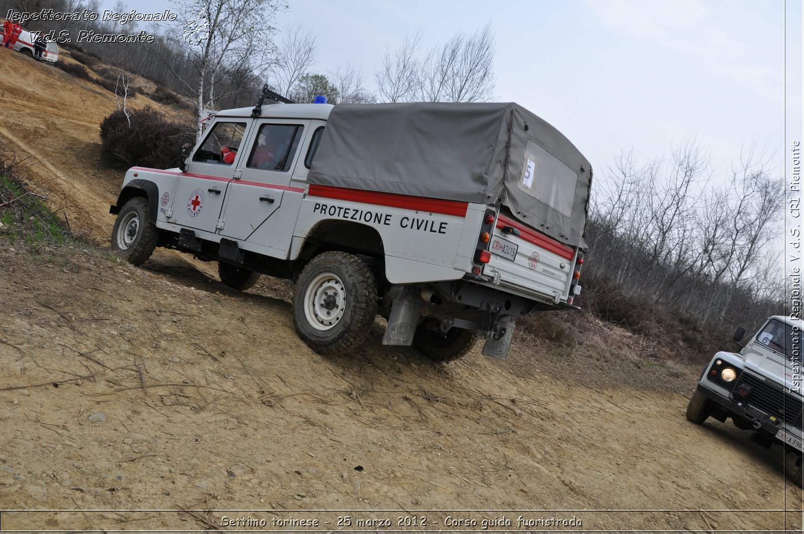 Settimo torinese - 25 marzo 2012 - Corso guida fuoristrada - Croce Rossa Italiana - Ispettorato Regionale Volontari del Soccorso Piemonte