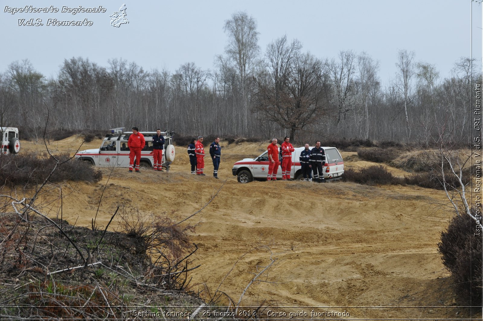 Settimo torinese - 25 marzo 2012 - Corso guida fuoristrada - Croce Rossa Italiana - Ispettorato Regionale Volontari del Soccorso Piemonte