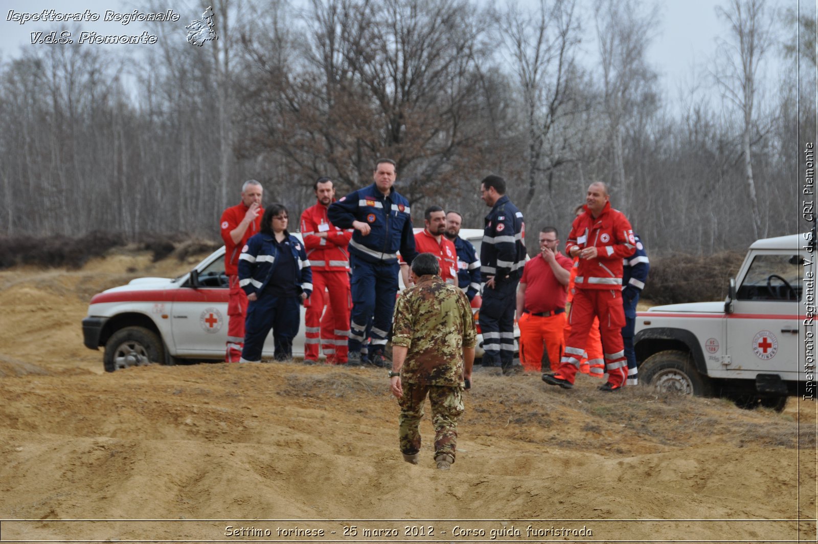 Settimo torinese - 25 marzo 2012 - Corso guida fuoristrada - Croce Rossa Italiana - Ispettorato Regionale Volontari del Soccorso Piemonte