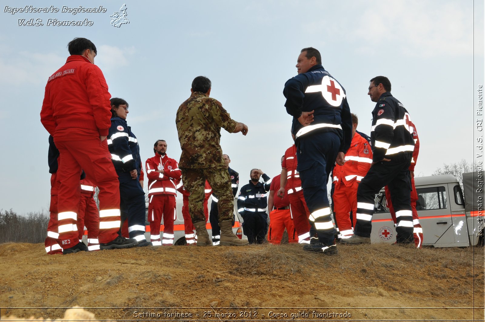 Settimo torinese - 25 marzo 2012 - Corso guida fuoristrada - Croce Rossa Italiana - Ispettorato Regionale Volontari del Soccorso Piemonte