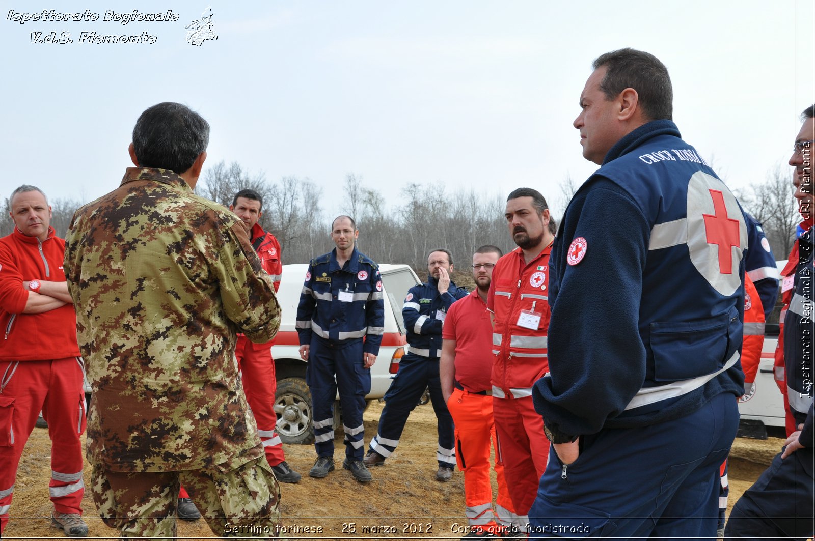 Settimo torinese - 25 marzo 2012 - Corso guida fuoristrada - Croce Rossa Italiana - Ispettorato Regionale Volontari del Soccorso Piemonte