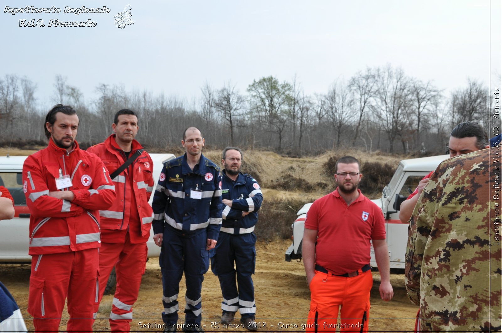 Settimo torinese - 25 marzo 2012 - Corso guida fuoristrada - Croce Rossa Italiana - Ispettorato Regionale Volontari del Soccorso Piemonte