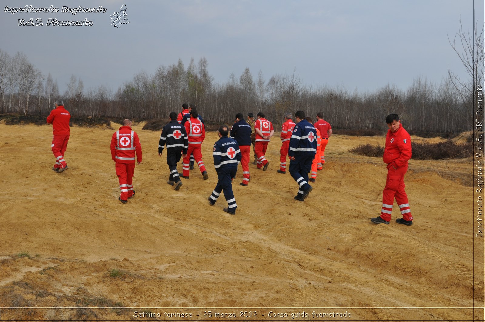 Settimo torinese - 25 marzo 2012 - Corso guida fuoristrada - Croce Rossa Italiana - Ispettorato Regionale Volontari del Soccorso Piemonte