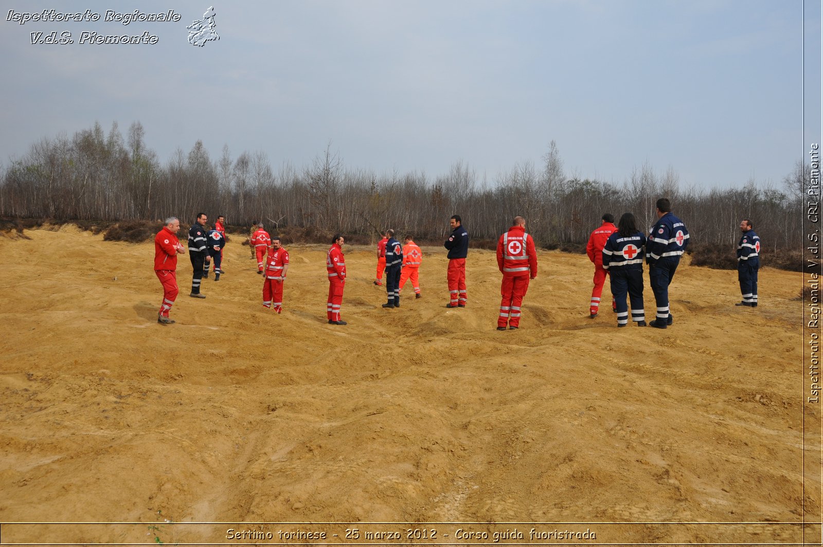 Settimo torinese - 25 marzo 2012 - Corso guida fuoristrada - Croce Rossa Italiana - Ispettorato Regionale Volontari del Soccorso Piemonte