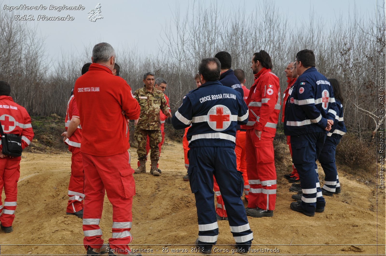 Settimo torinese - 25 marzo 2012 - Corso guida fuoristrada - Croce Rossa Italiana - Ispettorato Regionale Volontari del Soccorso Piemonte