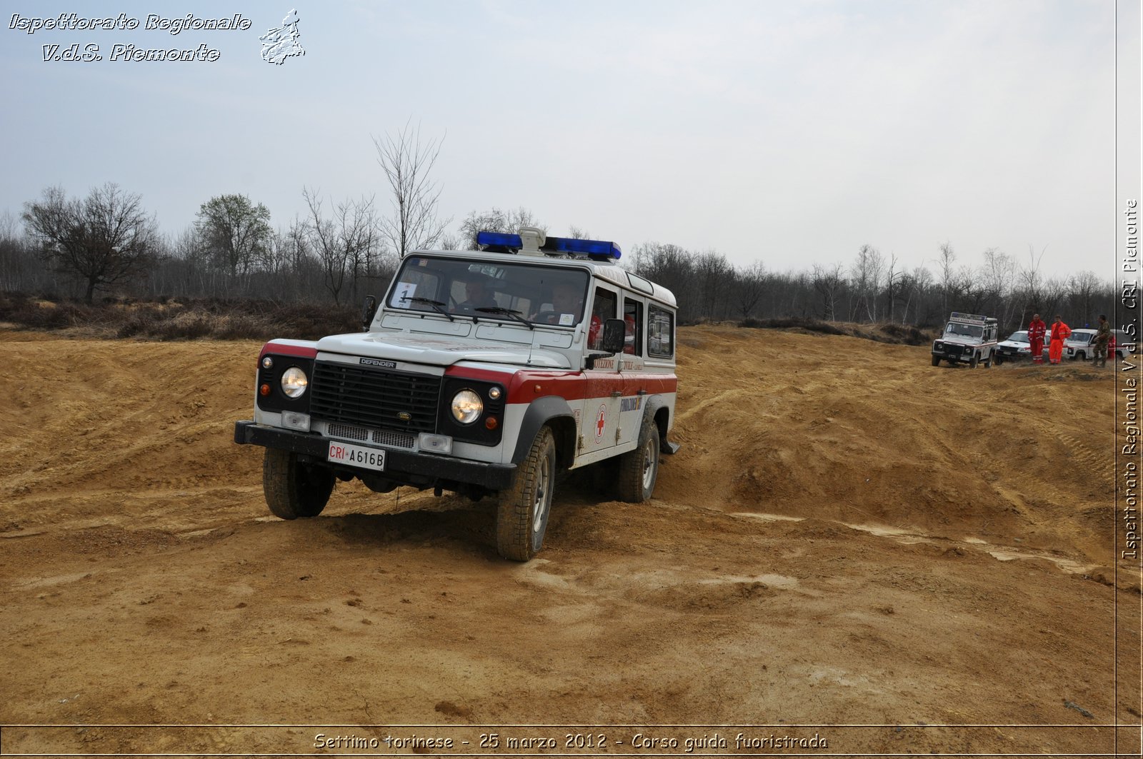 Settimo torinese - 25 marzo 2012 - Corso guida fuoristrada - Croce Rossa Italiana - Ispettorato Regionale Volontari del Soccorso Piemonte